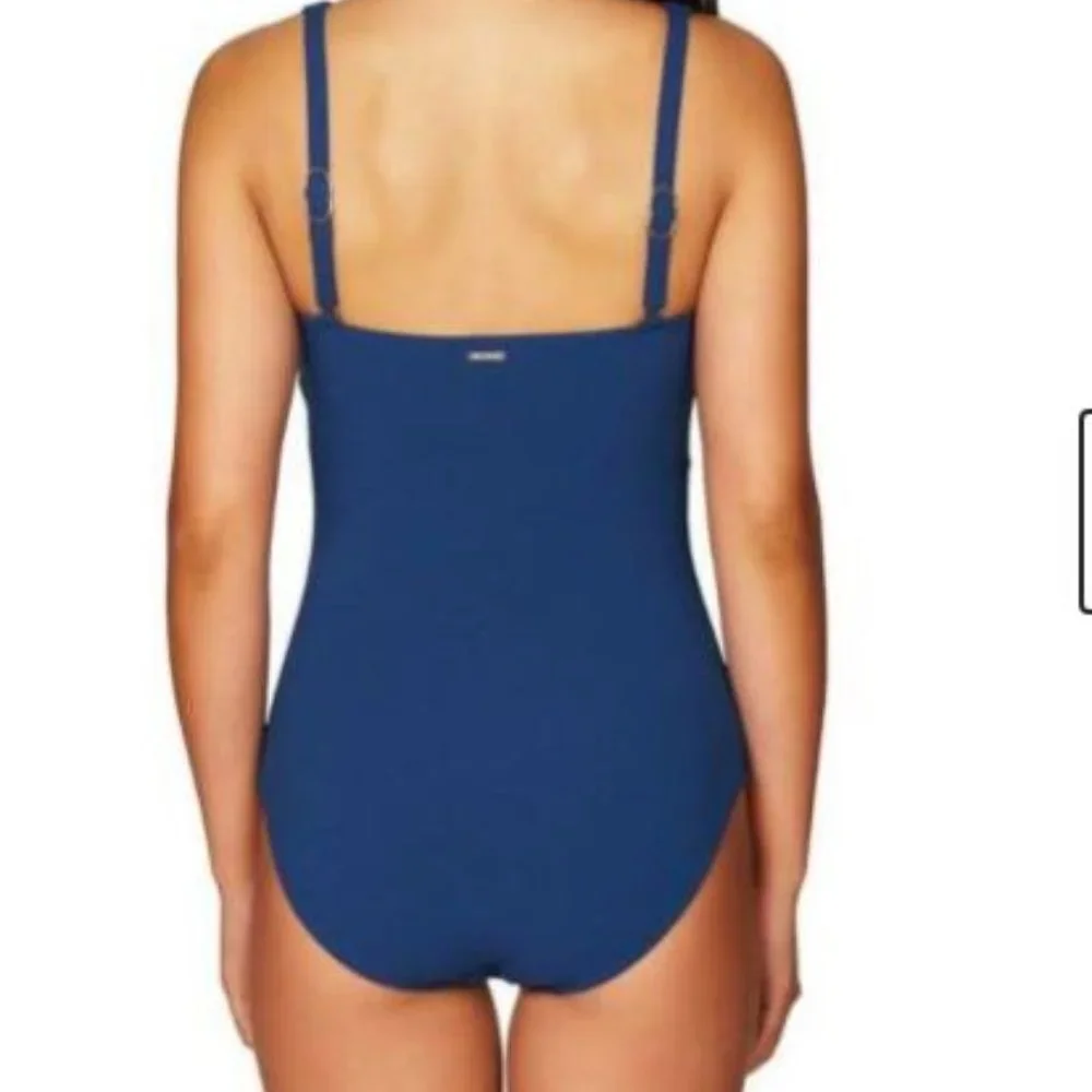 SEA LEVEL Cross Front One Piece Swimsuit